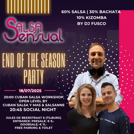 Salsa Sensual Social Party, july edition